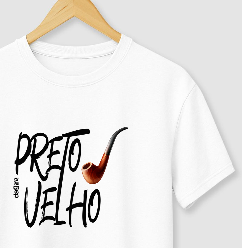 CAMISETA UMBANDA – Preto Velho e seu Cachimbo