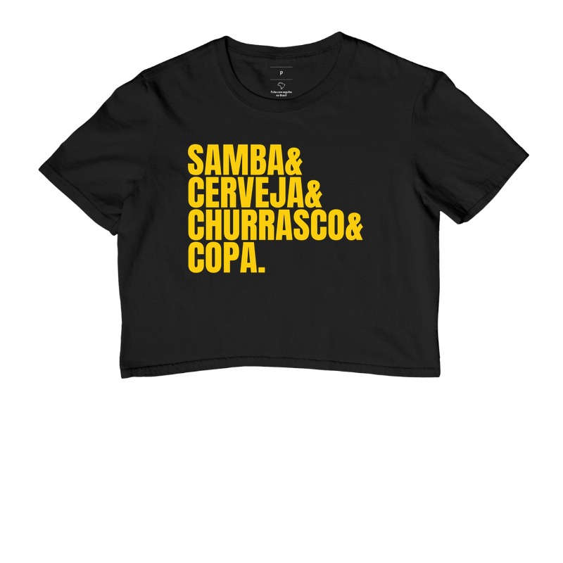 Cropped - Samba& Cerveja& Churrasco& Copa
