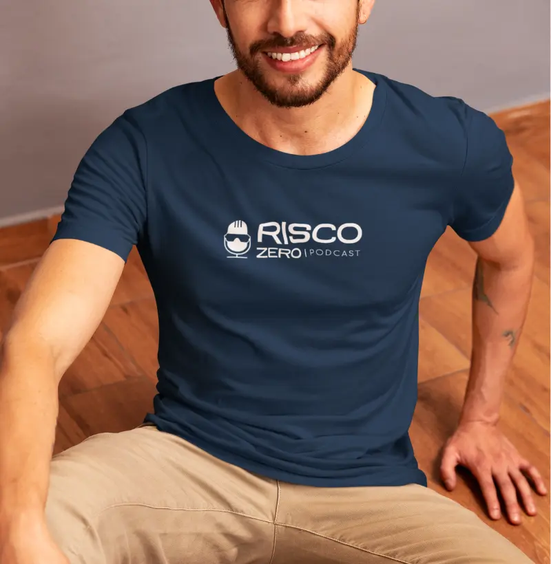 T-Shirt Masculino Marinho - Risco Zero