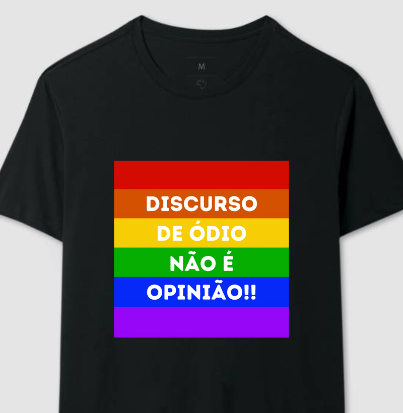 DISCURSO DE ÓDIO NÃO É OPNIÃO