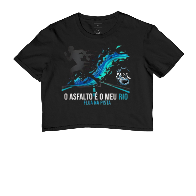 CAMISETA O ASFALTO É MEU RIO