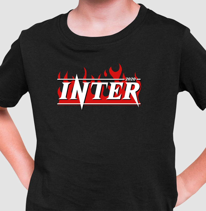 Camiseta Infantil - INTER FLAME