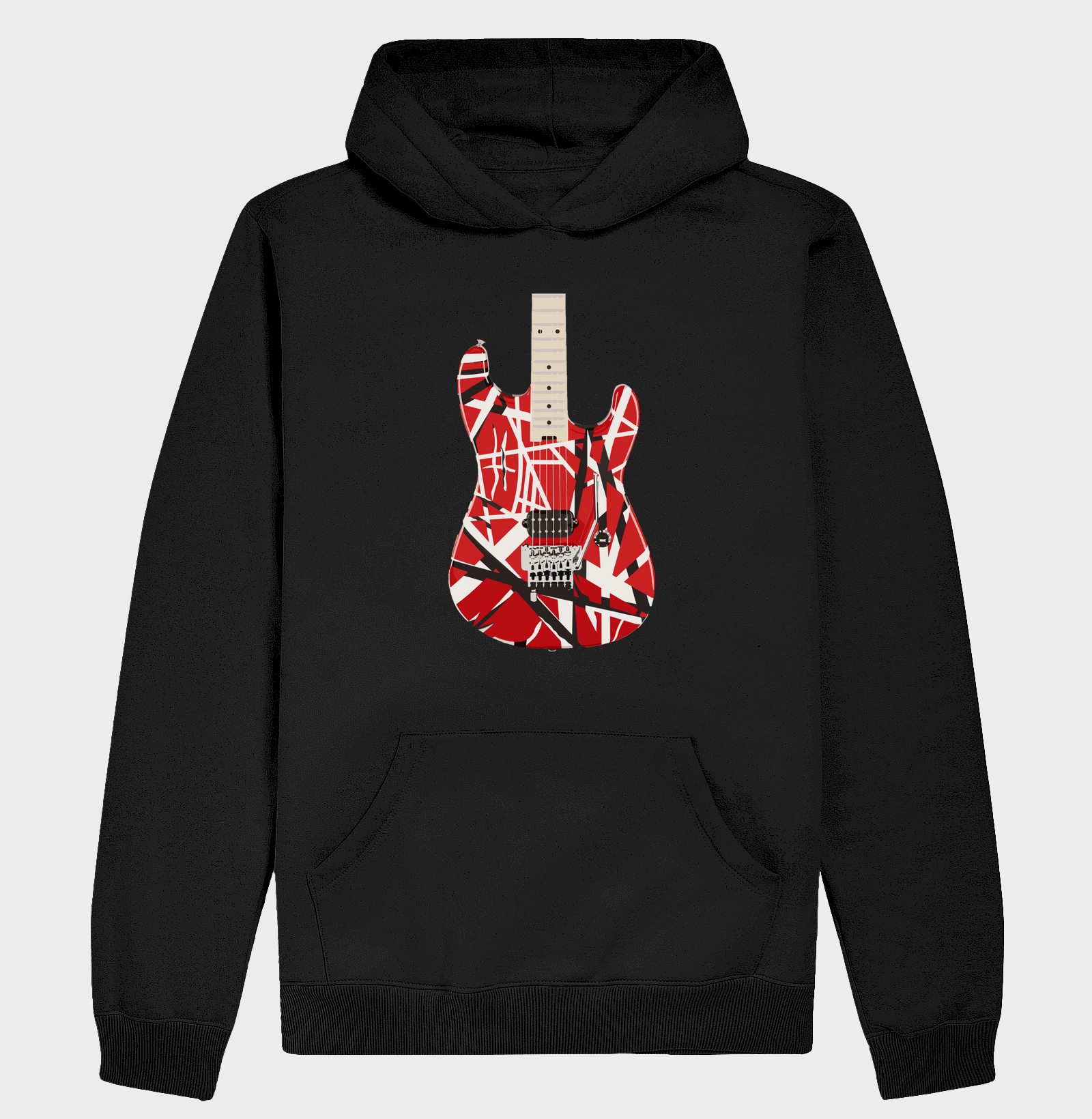 Frankenstrat Guitar: Red 'n' Black Edition