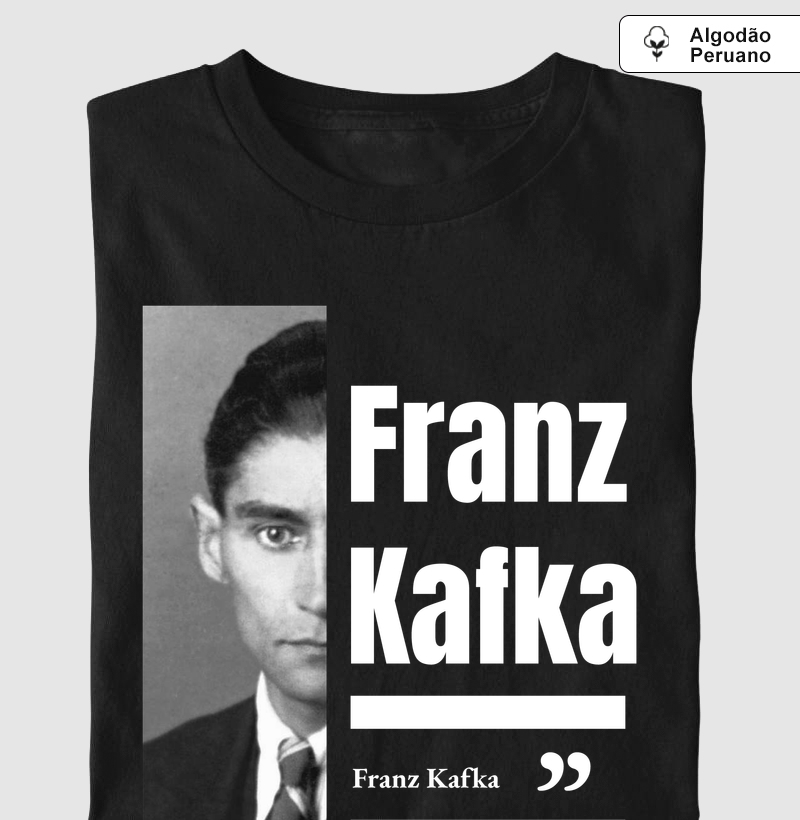Camiseta Algodão Peruano - Kafka - O livro