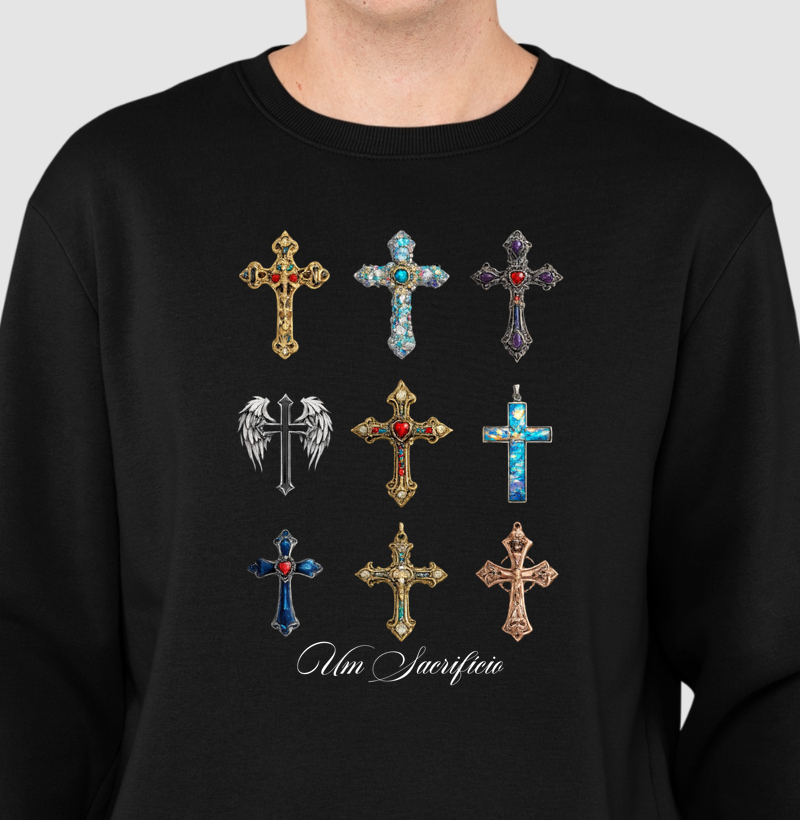 Suéter Um Sacrifício; Unissex