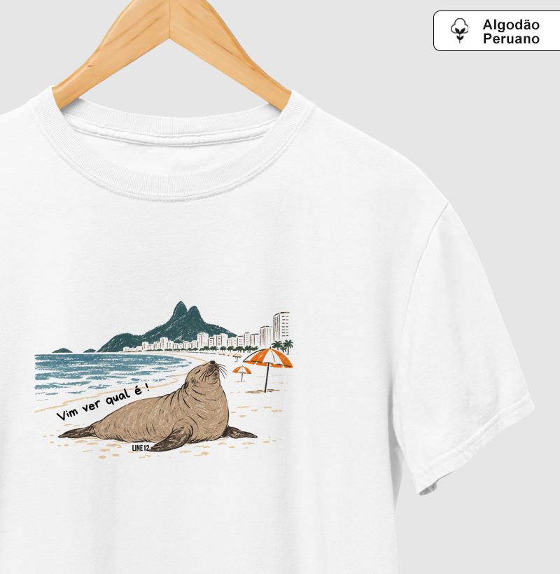 LEÔNCIO IN RIO - Camiseta Algodão Peruano