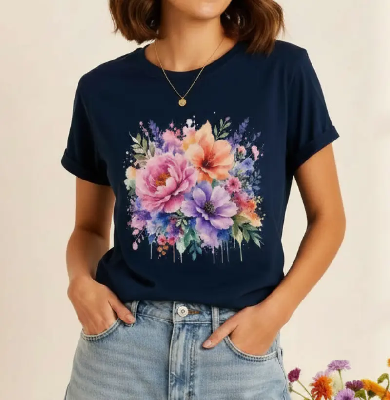 Flores em Aquarela