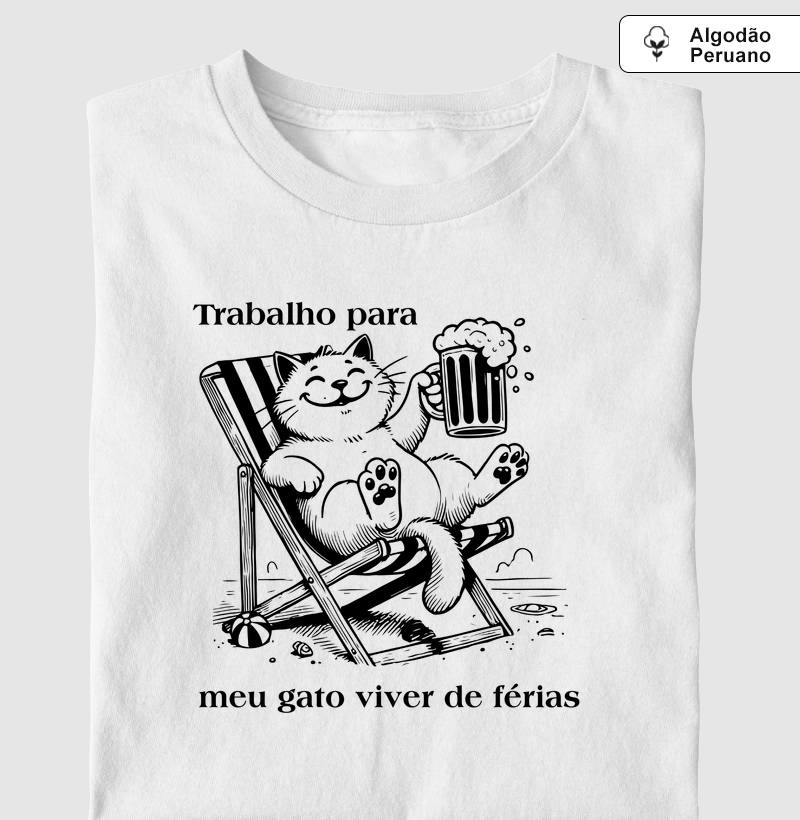 Trabalho para meu gato viver de férias