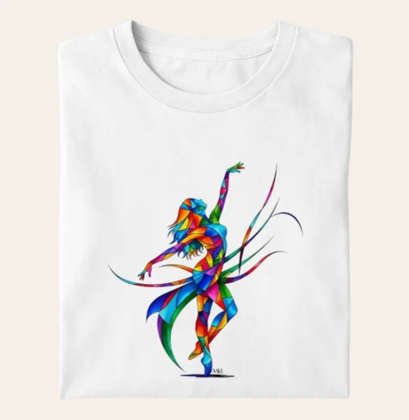 Camiseta Algodão Premium - Ritmo em Cores 