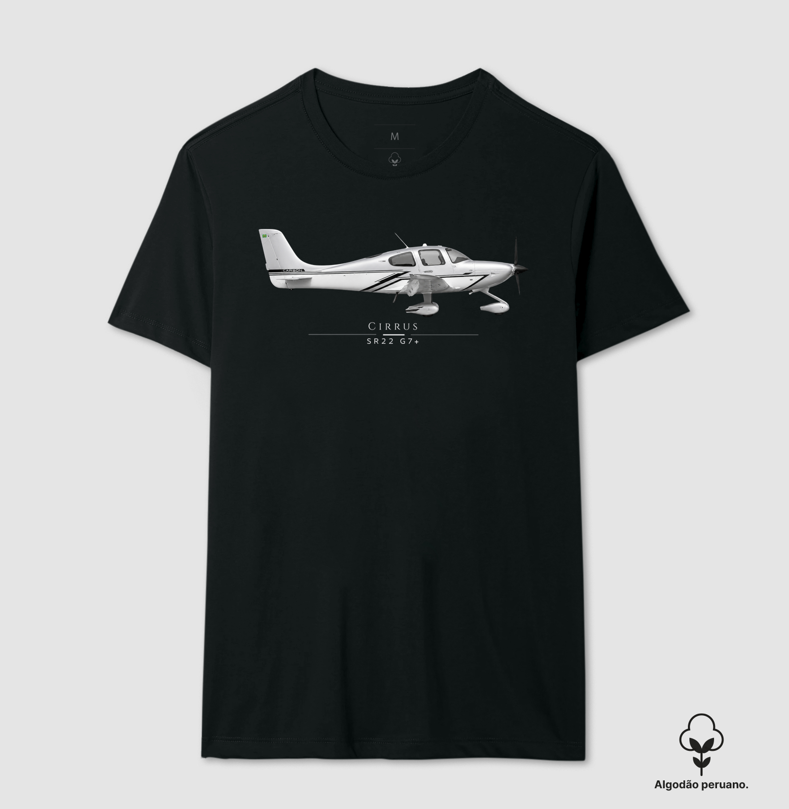 Cirrus SR22 G7+ | Profile - Camiseta Algodão Peruano