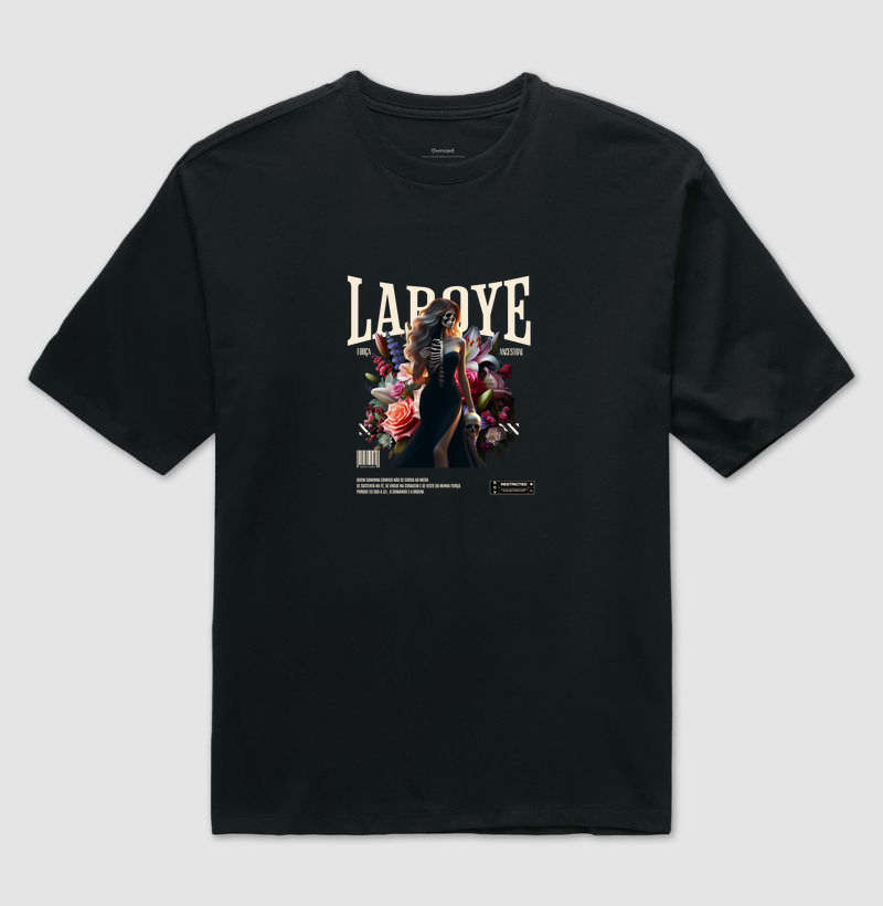 Camiseta RCV Rosa Caveira Laroye