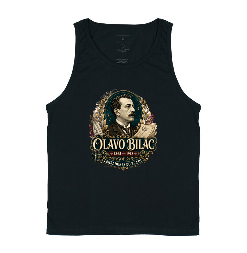 Camiseta Olavo Bilac - Pensadores do Brasil