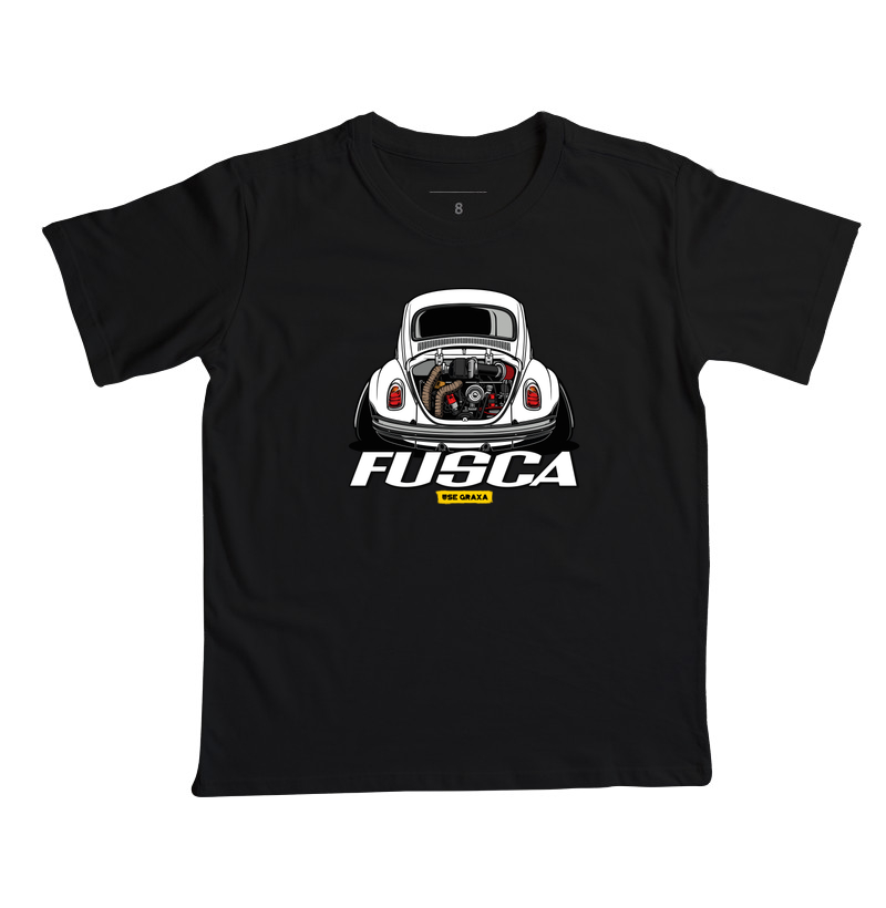 Fusca Turbo Branco Escrita