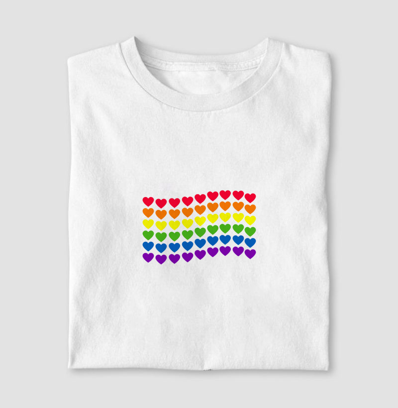 Corações Arco Iris 