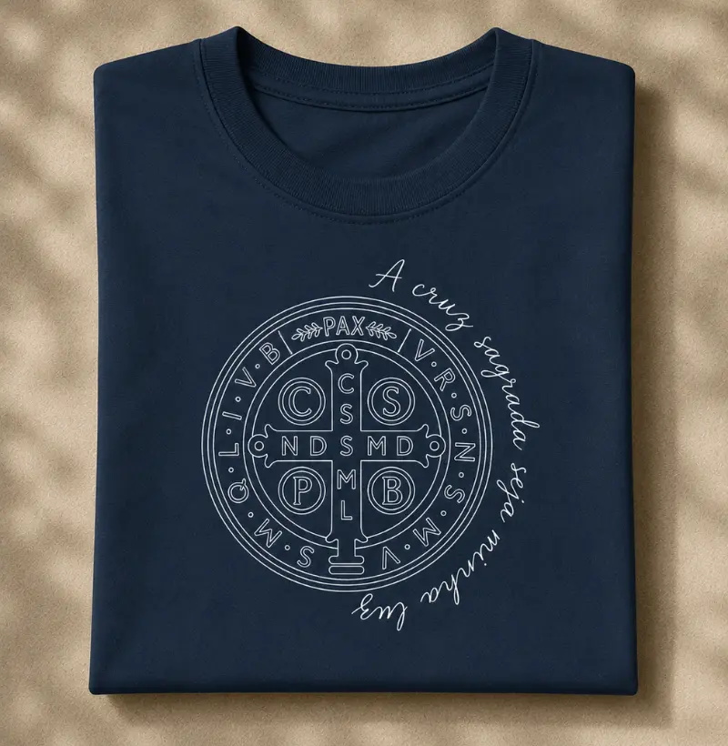 Camiseta Medalha de São Bento