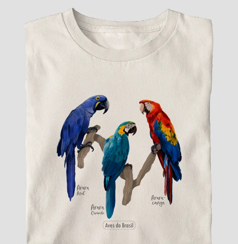 Aves do Brasil - Coletivo Araras - Oversized