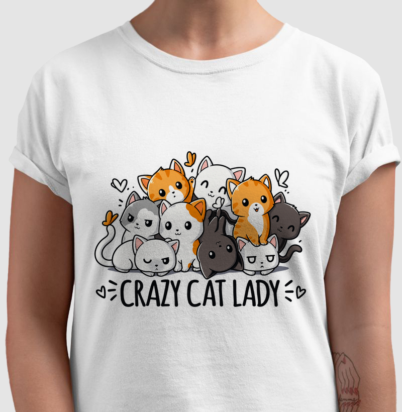 Crazy Cat Lady - Camiseta