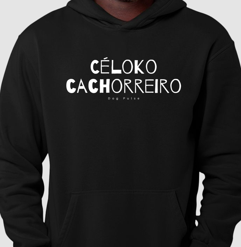 Hoodie Moletom Dog Pulse - Céloko Cachorreiro