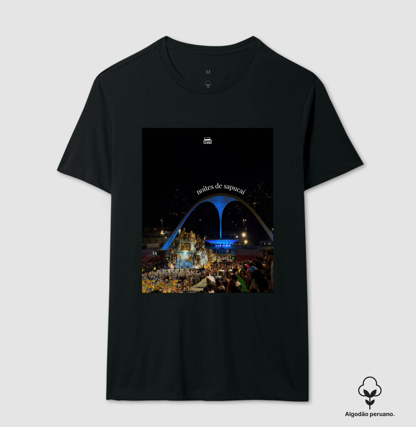 Noites de Sapucaí II - Camiseta Algodão Peruano