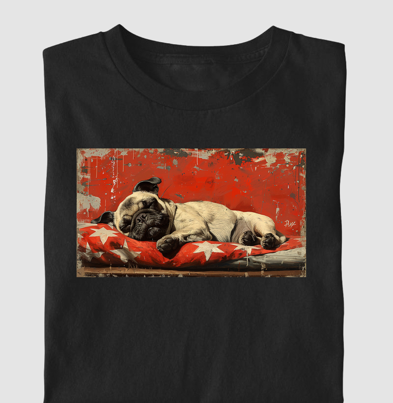 Sleeping Pug