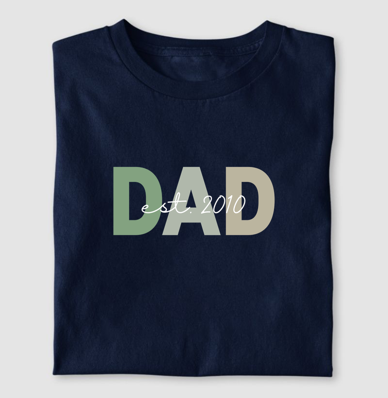 Camiseta Dad Est. 2010