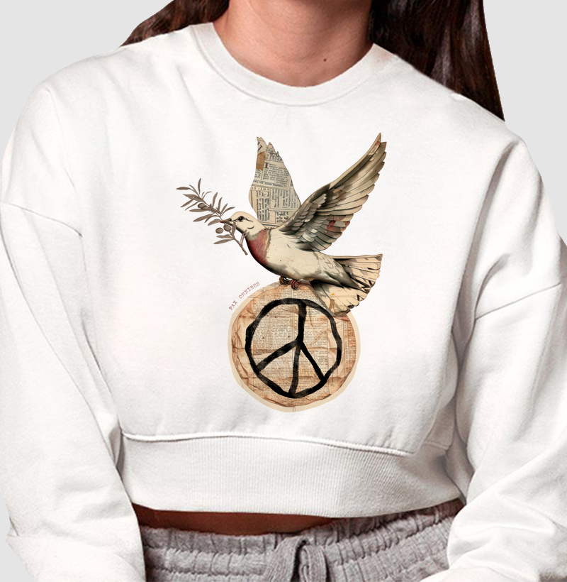 Colagens - Pax Omnibus - Moletom Cropped