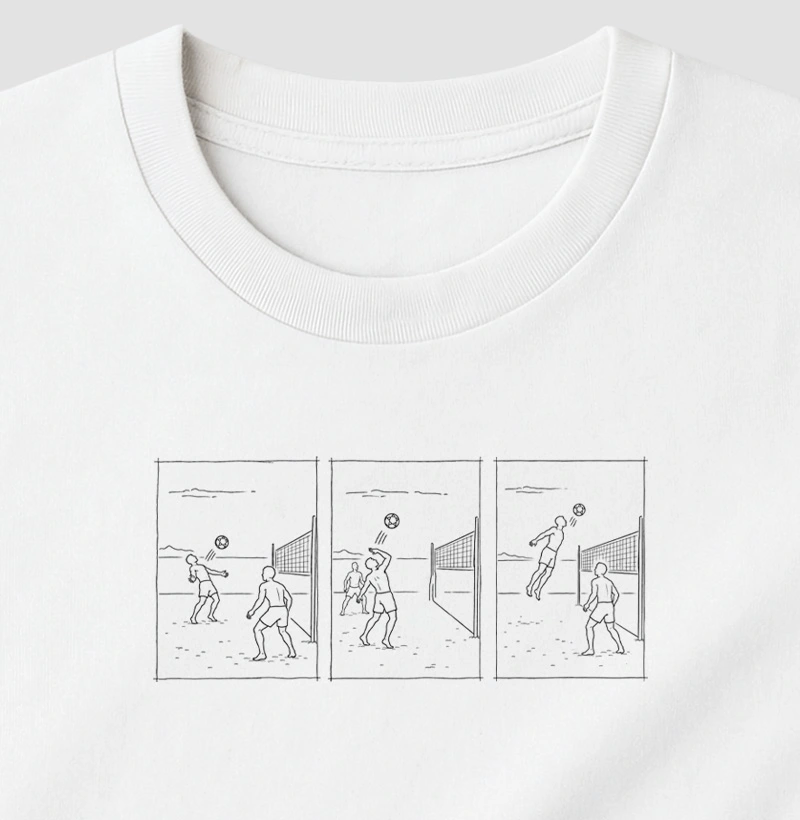 Jogada de Futevôlei Quadrinho