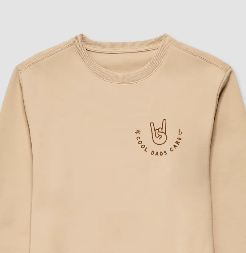 Cool dads care | Homem Paterno [Moletom Sueter Slim]