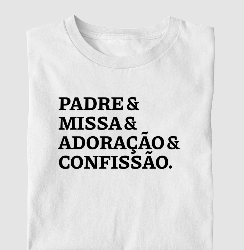 Padre, Missa, Adoração e Confissão
