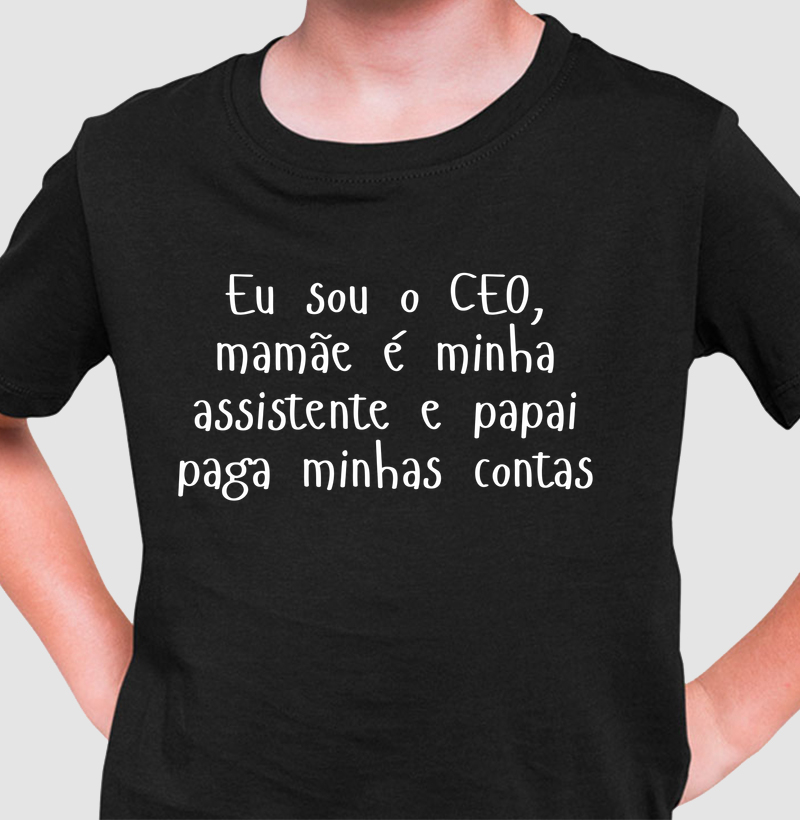 Camiseta Infantil CEO - Kit CEO (Menino)