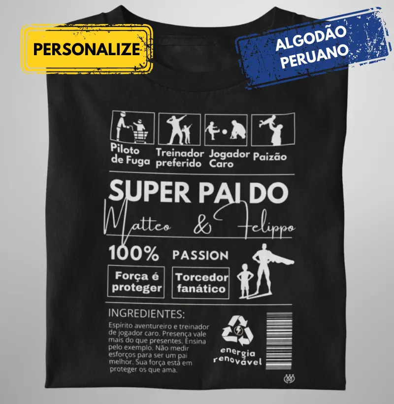 Super Pai do Matteo & Felippo Premium