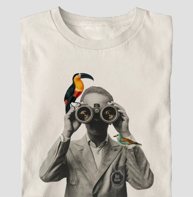 Bird Watcher Vintage Man Oversized
