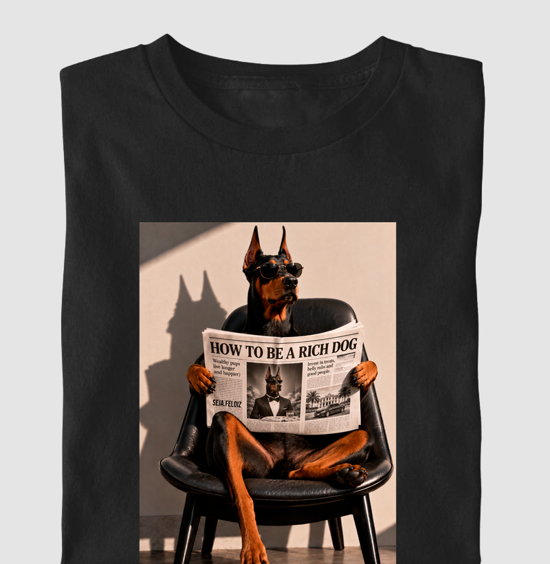 💸 How to Be a Rich Dog – Versão Doberman 🐾👑