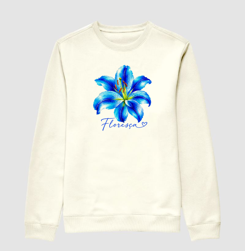 Camiseta Floresça Blue