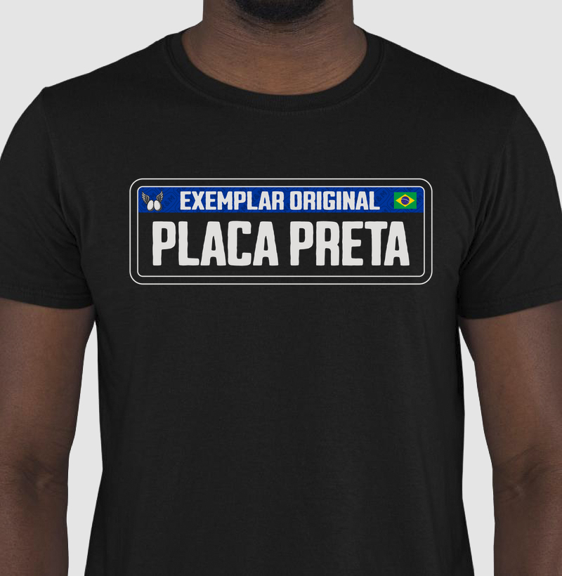 Exemplar Original – Placa Preta