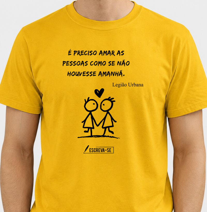 É preciso amar como se não houvesse amanã.
