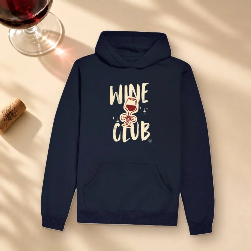 Hoodie Moletom Vinho - Wine Club - Hoodie Moletom