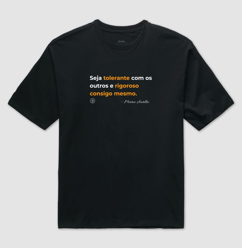 Camiseta Filosofia Estoicismo de Marco Aurélio "Rigoroso"