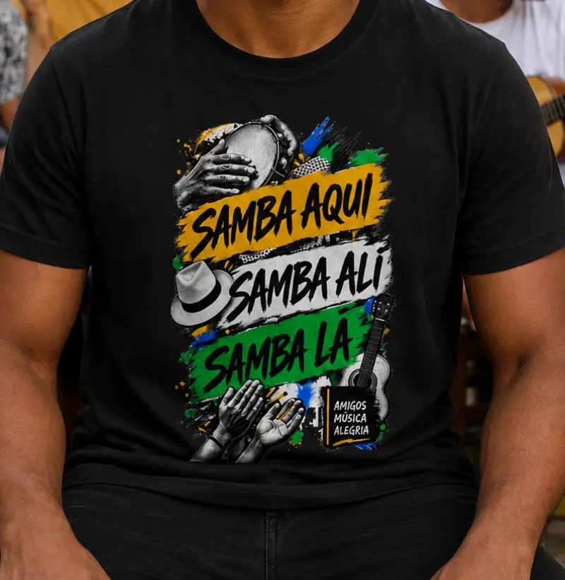Samba aqui, Samba alí, Samba lá