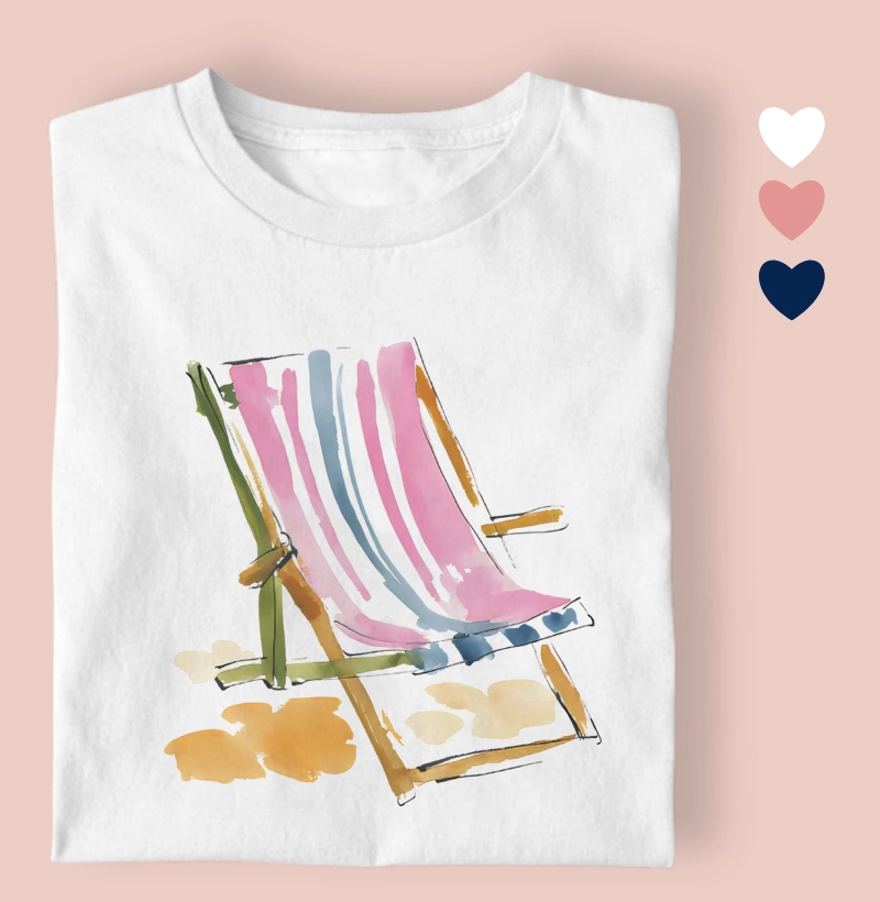 Camiseta Feminina cadeira Summer