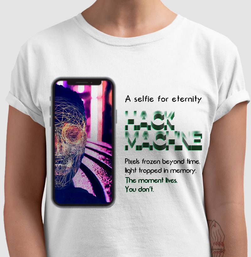 Camiseta Hack Machine – Selfie Eternal / Machine Stories™