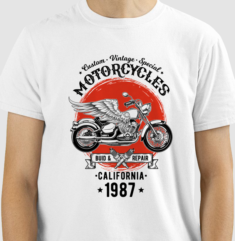 Camiseta Vintage Motorcycles