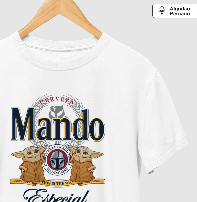 Camiseta  Mando Especial - Camiseta Algodão Peruano