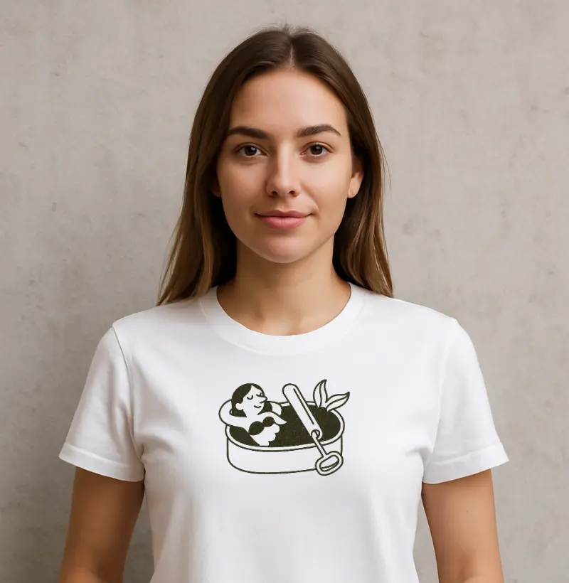 Camiseta Sereia na Lata - por Maísa Campos
