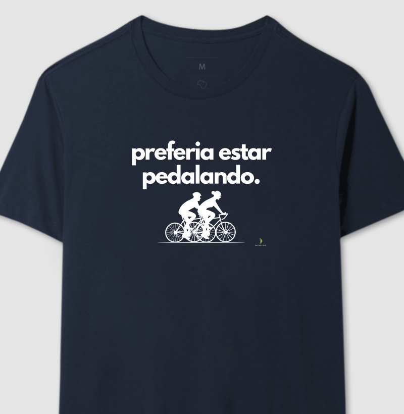 Preferia estar pedalando