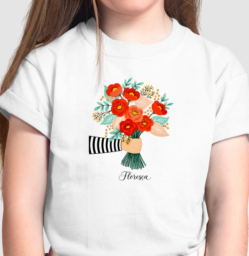 Camiseta Buquê de flores