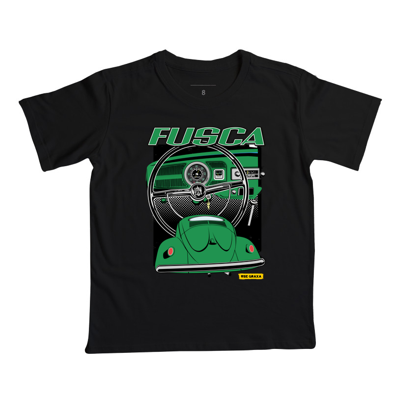 Fusca com Painel Verde