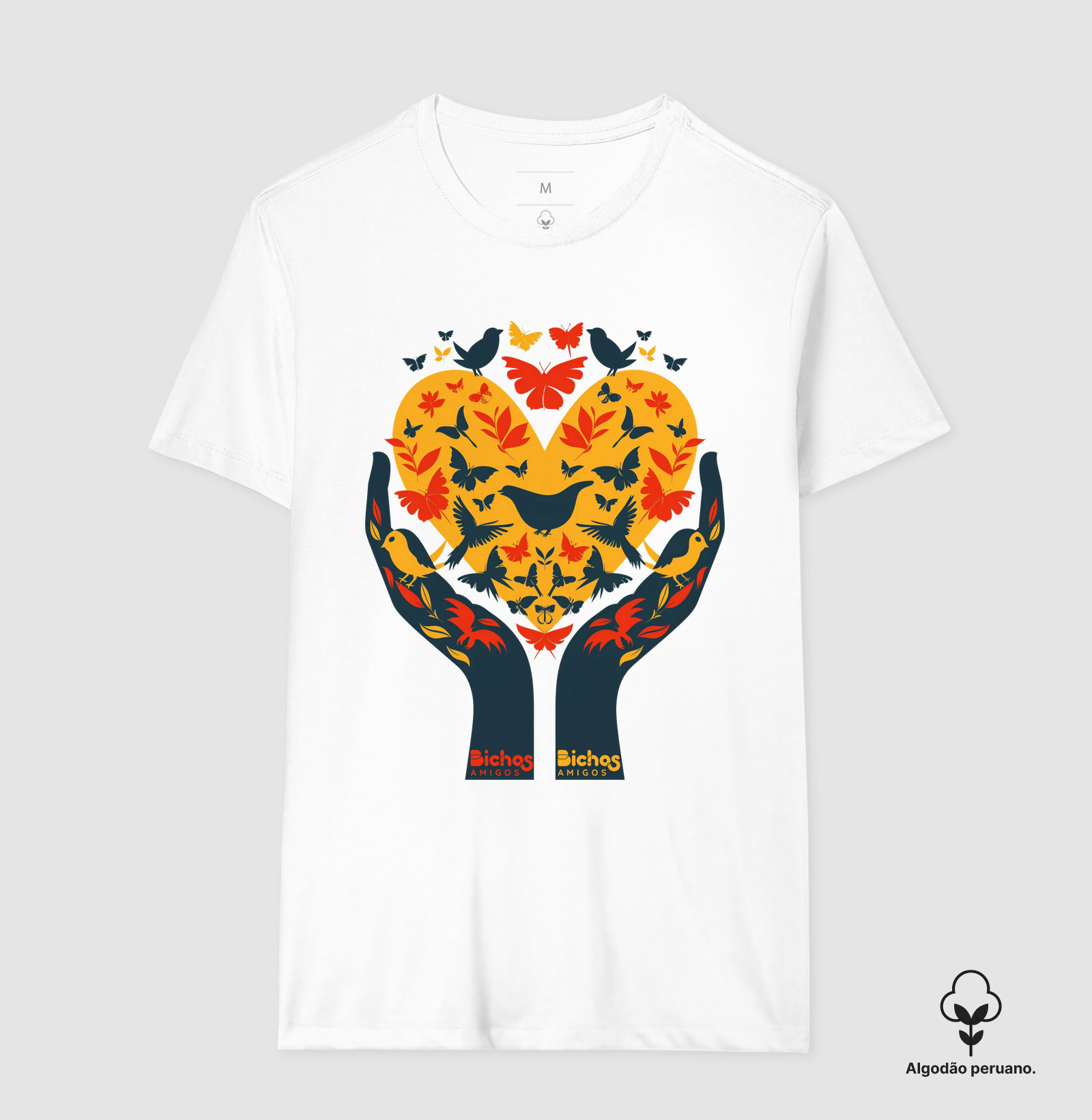 Camiseta Masculina Salvem os Animais