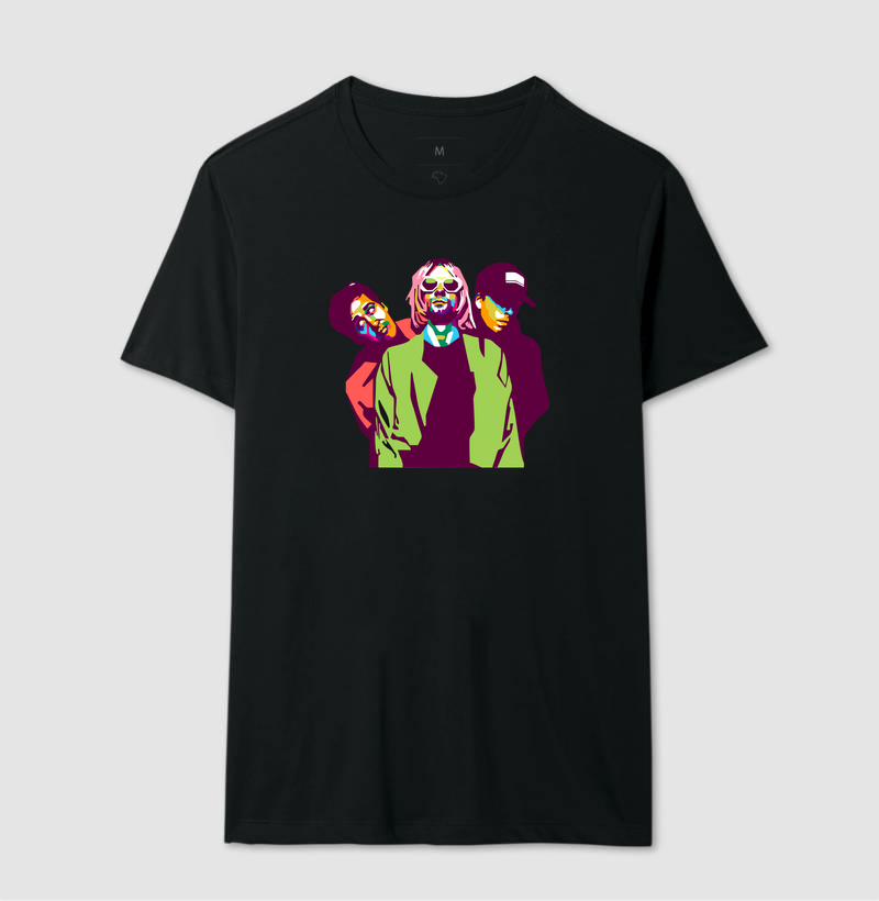 Camiseta Nirvana Colors