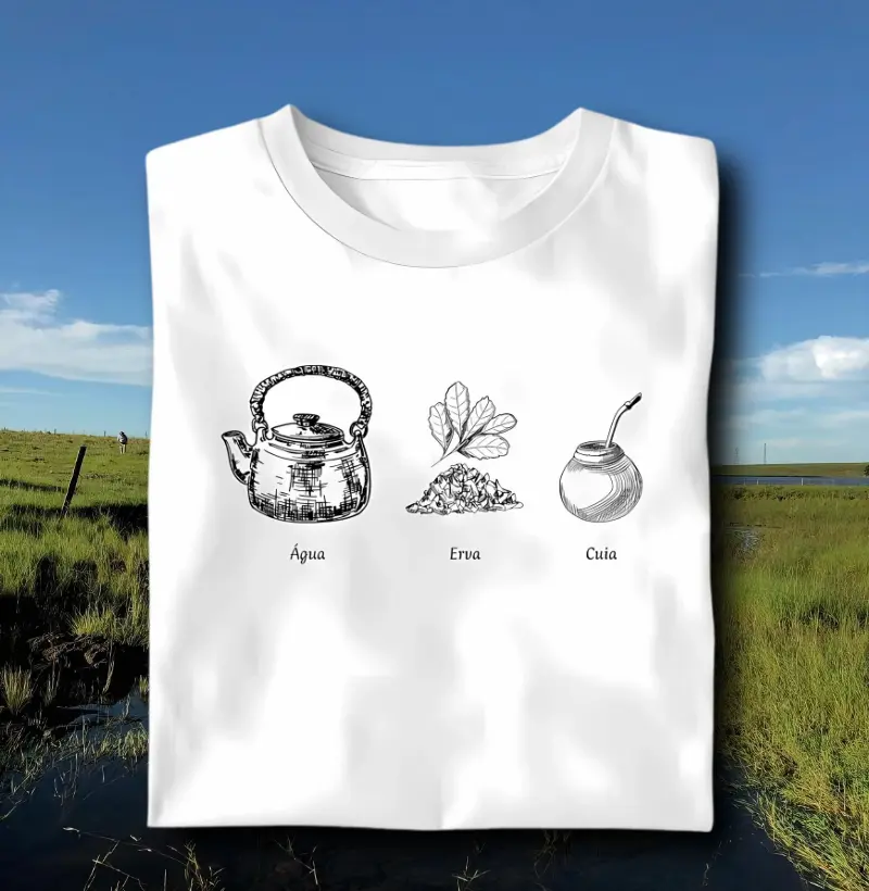 Camiseta Água Erva Cuia